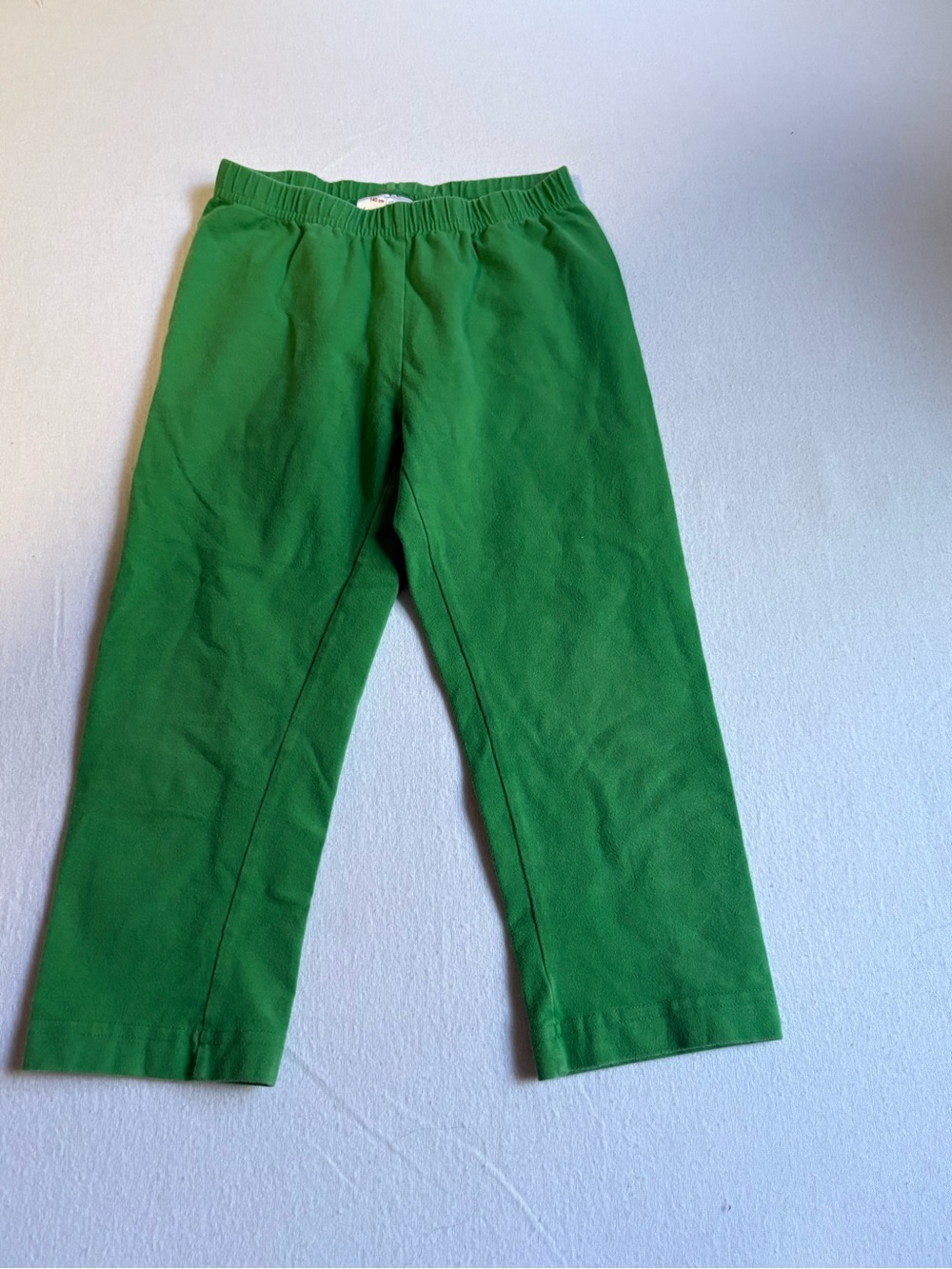 Hanna Andersson Kelly Green Kids Knit capri Leggings